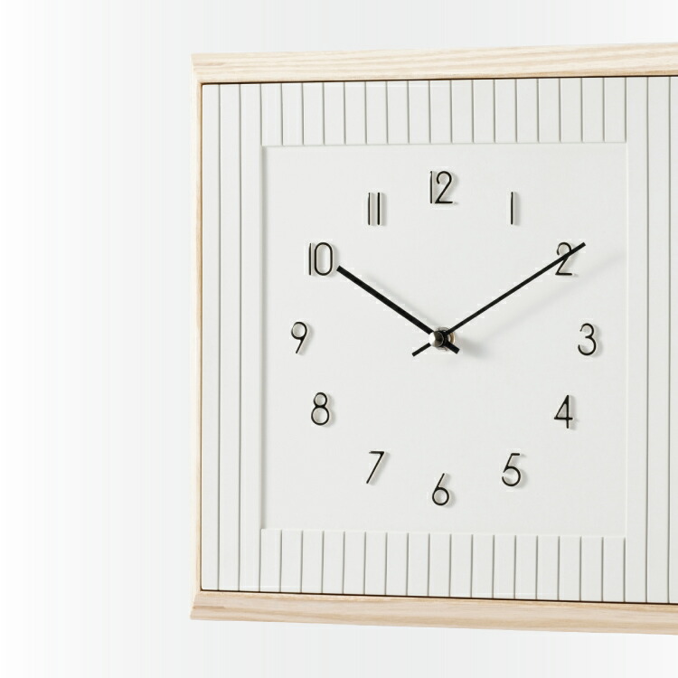 楽天市場】【インターフォルム公式】 掛け時計 エッケ Ecke | 壁掛け