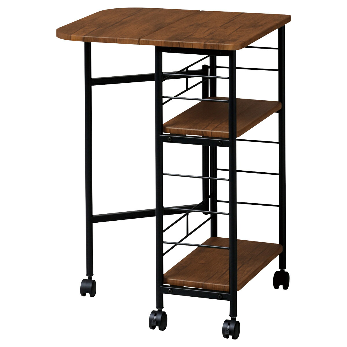 楽天市場】キッチンワゴン バタフライ天板 幅27・50cm Like Vintage