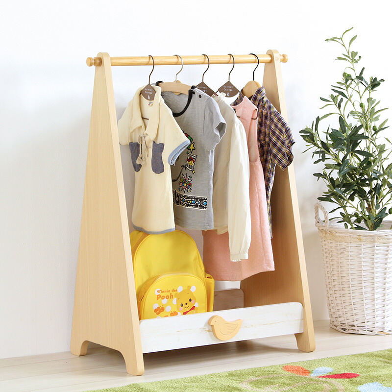 楽天市場】【1日はポイント10倍☆】 キッズハンガーラック ハンガー