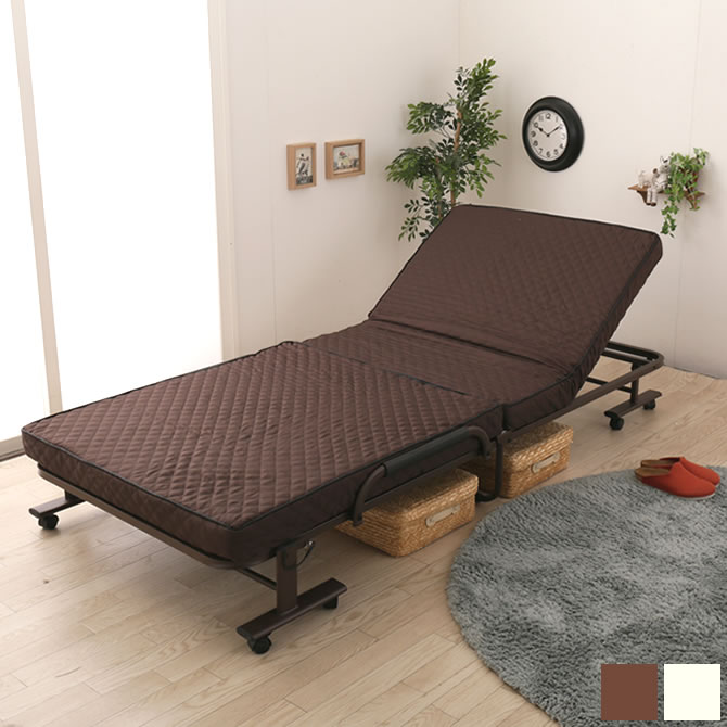 楽天市場】【ポイント5倍☆28日まで！】 折りたたみベッド シングル