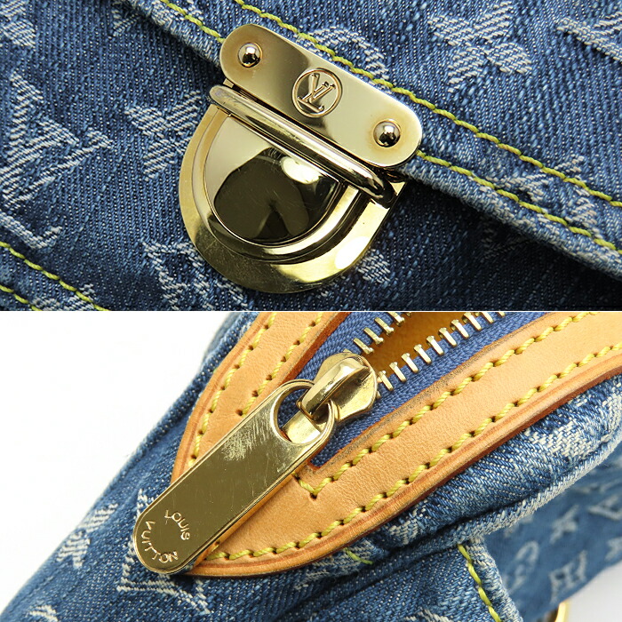 楽天市場】【ルイヴィトン】モノグラム デニム バムバッグ M95347