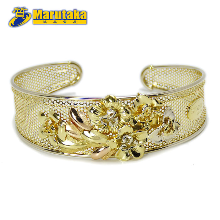 楽天市場】K18 SIDRA シドラ バングル ブレスレット YG WG PG スリー