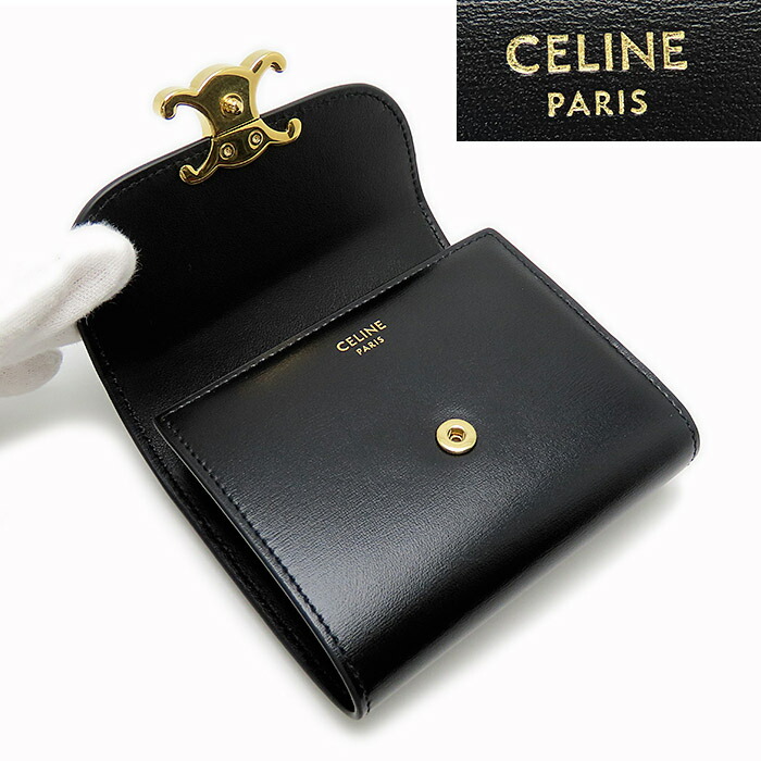 楽天市場】セリーヌ スモール フラップ ウォレット トリオンフ