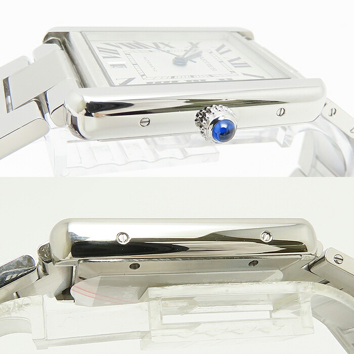 楽天市場】カルティエ タンクソロXL 自動巻 箱 保証書 シルバー文字盤