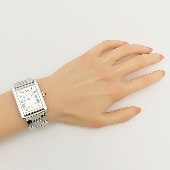 楽天市場】カルティエ タンクソロXL 自動巻 箱 保証書 シルバー文字盤