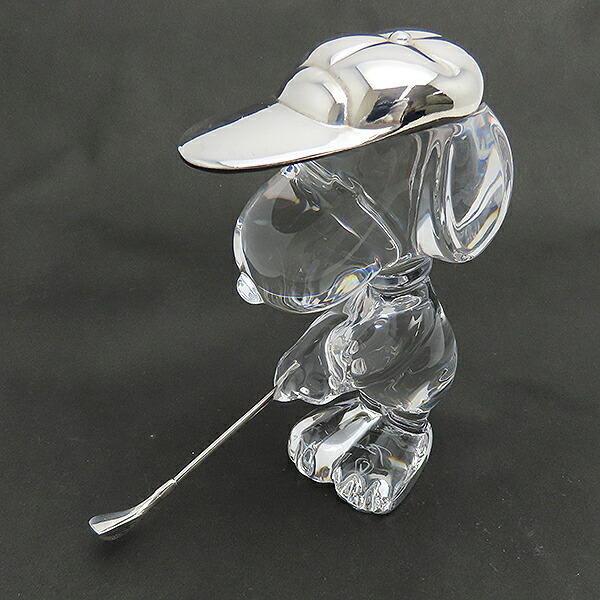 楽天市場】バカラ スヌーピー ゴルフ 置物 オブジェ インテリア