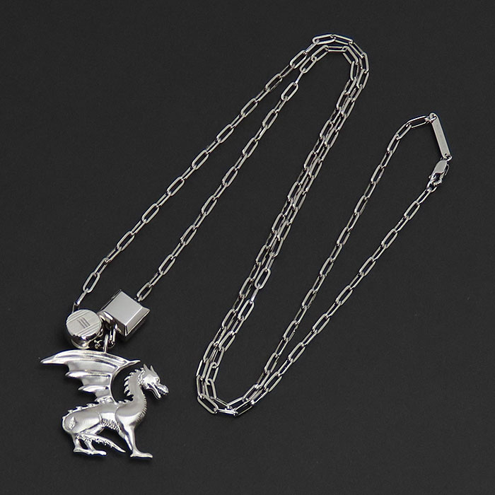 楽天市場】【エルメス】ネックレス タリスマン ドラゴン シルバー