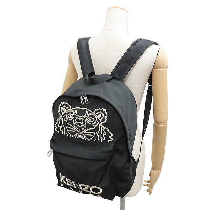 楽天市場】KENZO バックパック バッグ リュック ブラック ホワイト