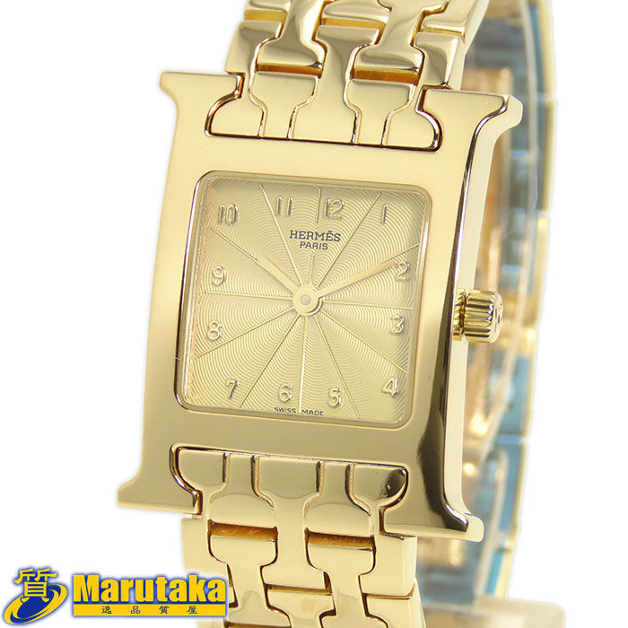 楽天市場】エルメス HERMES 金無垢 Hウォッチ K18 HH1.285 保証書付