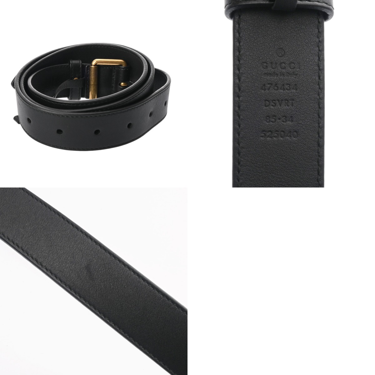 楽天市場】グッチ GUCCI GGマーモント ベルトバッグ ブラック 476434