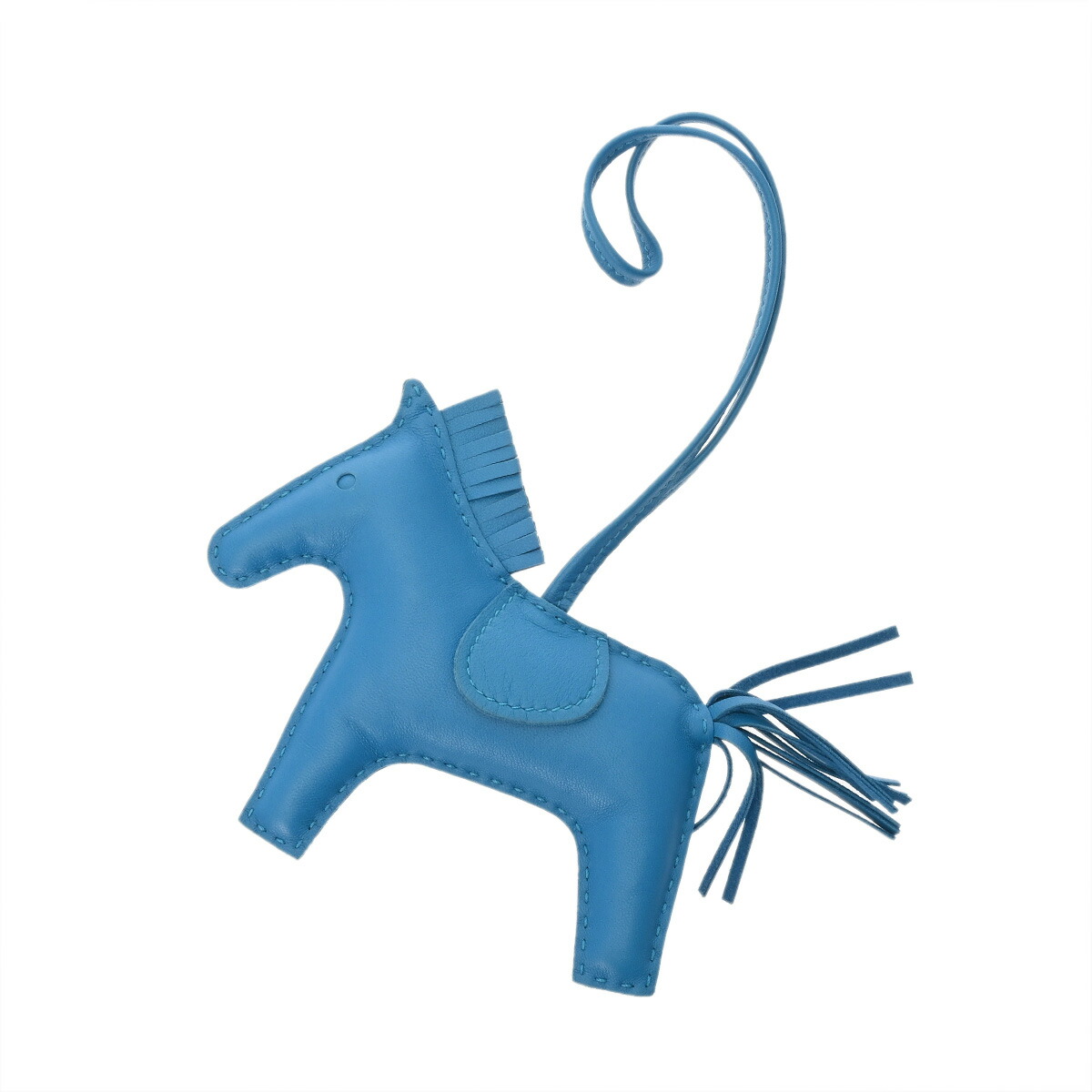 楽天市場】エルメス ロデオ チャーム ブルーザンジバルの通販