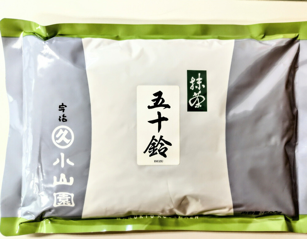 楽天市場】丸久小山園 抹茶 五十鈴(いすず) 100gアルミ袋入の通販