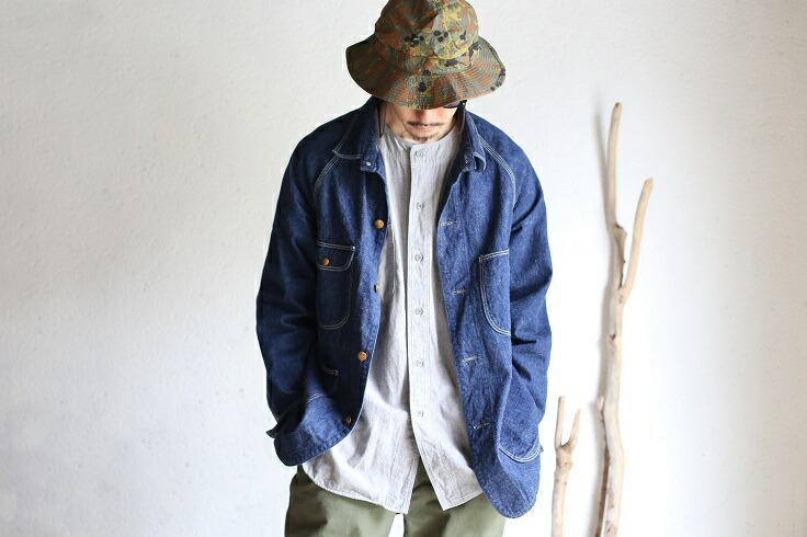楽天市場】【orslow】 1950 DENIM COVER ALL One Wash 9oz(オンス