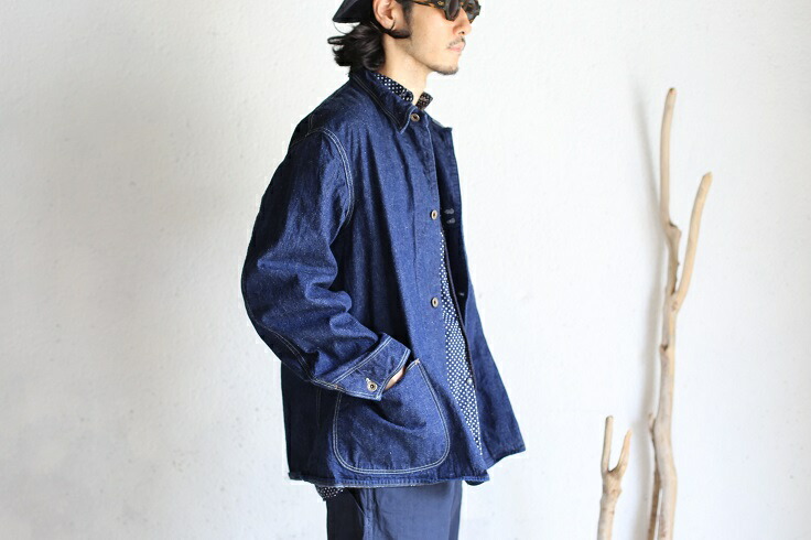 楽天市場】【orslow】 1940's DENIM COVER ALL One Wash 9oz(オンス