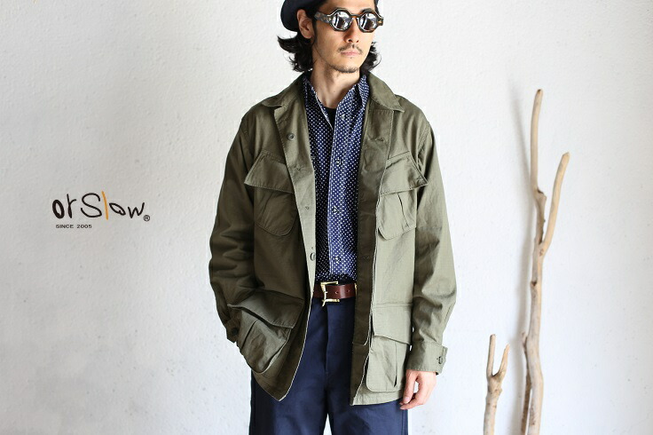 楽天市場】【orslow】 US ARMY TROPICAL JACKET Jungle fatigue