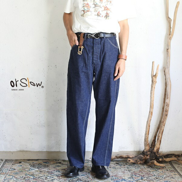 楽天市場】【orslow】 DENIM PAINTER PANTS One Wash 9oz(オンス