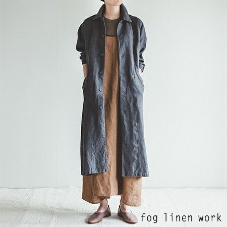 楽天市場】fog linen work(フォグリネンワーク)ライリーコート グリー