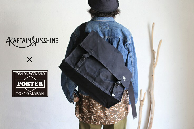 楽天市場】【Kaptain Sunshine × PORTER】Square Shoulder Bag スクア