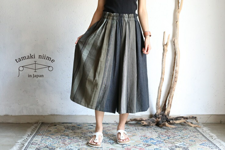 楽天市場】tamaki niime(タマキ ニイメ) 玉木新雌 only one wide pants