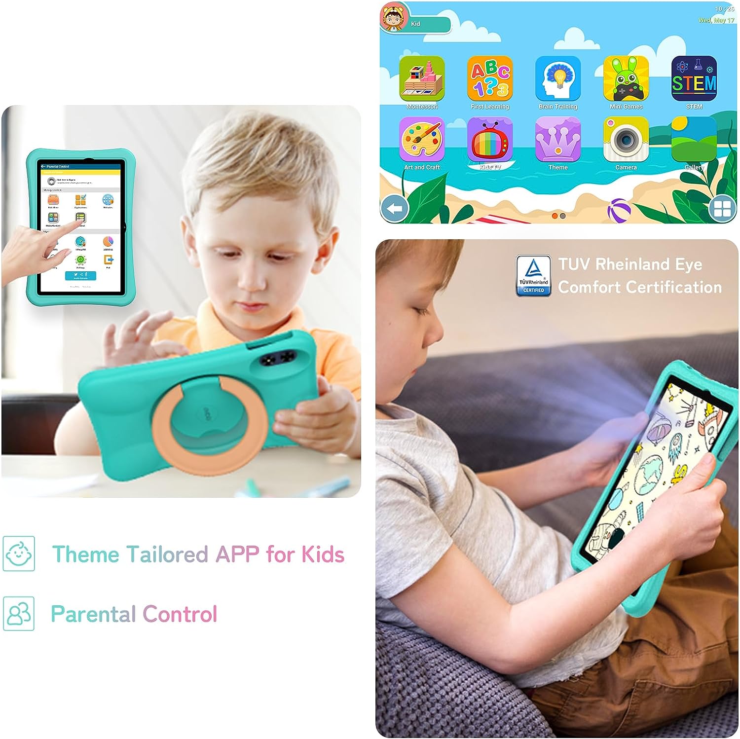 楽天市場】キッズタブレット 10.1インチ Android13 搭載 目にやさしい