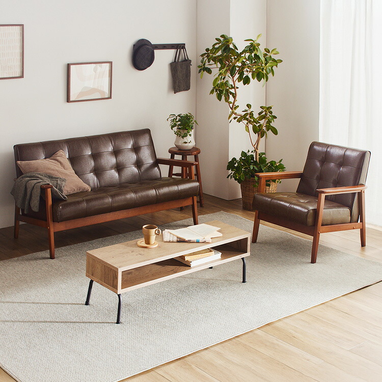 楽天市場】ソファー 2人掛け 2.5人掛け 合皮 ソファ 北欧 送料無料