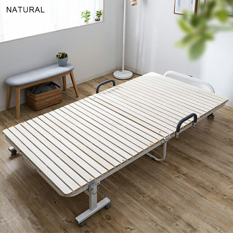 楽天市場】折りたたみベッド シングル すのこ ベッド すのこベッド