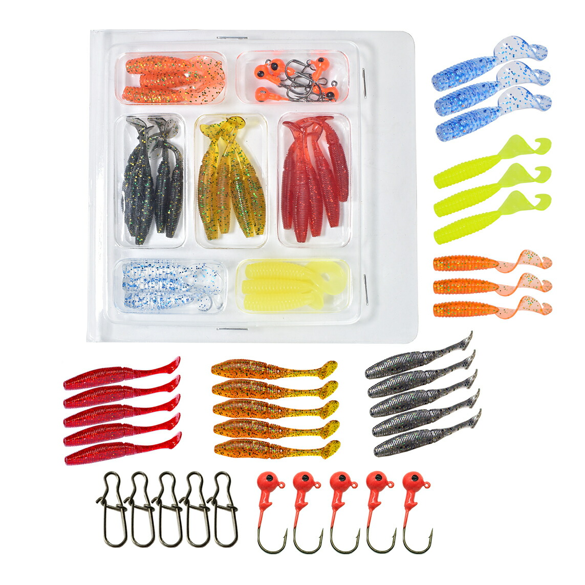 楽天市場】釣り ワームセット ワーム ソフトルアー セット ロック