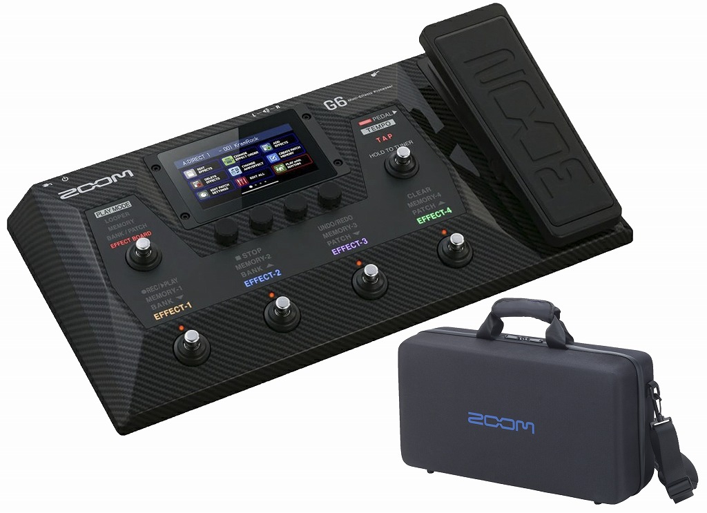 楽天市場】ZOOM / G6 Multi-Effects Processor + CBG-6 純正キャリー