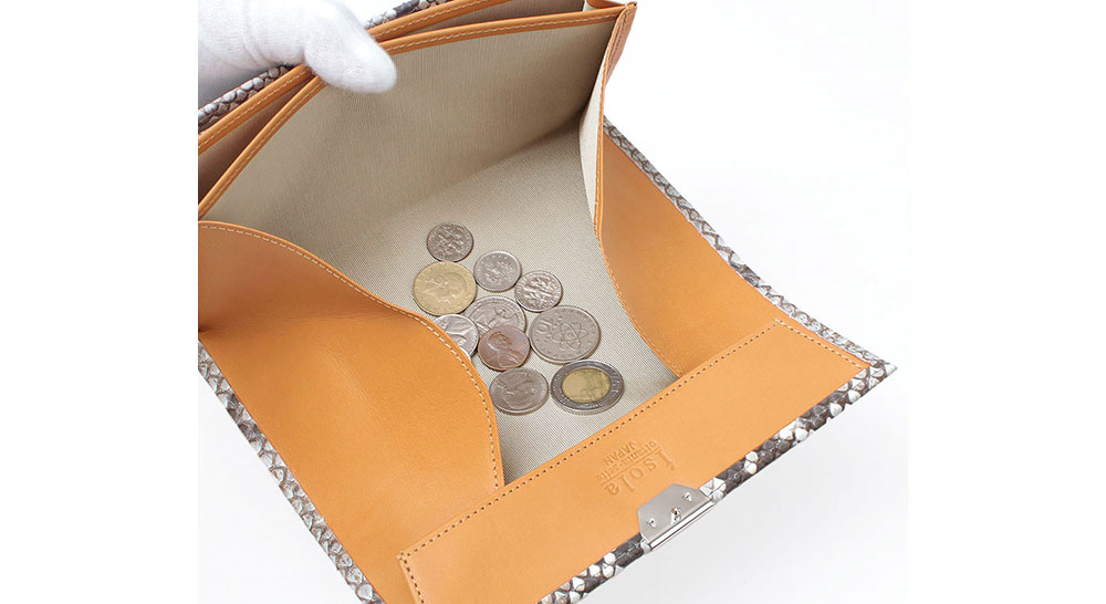 楽天市場】【 isola公式 】 財布 長財布 蛇革 レディース 大容量 薄い