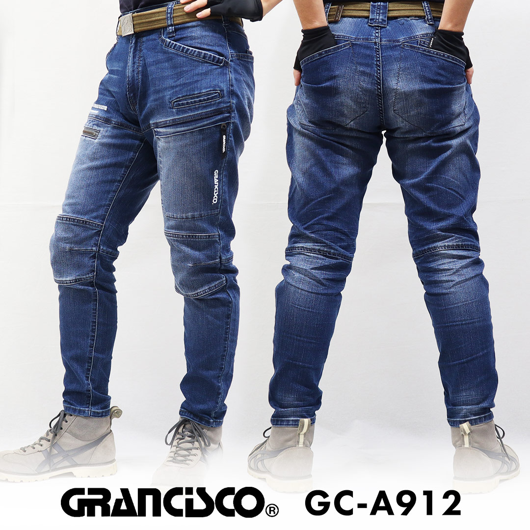 楽天市場】GRANCISCO グランシスコ GCA912 ノータック カーゴパンツ 脇