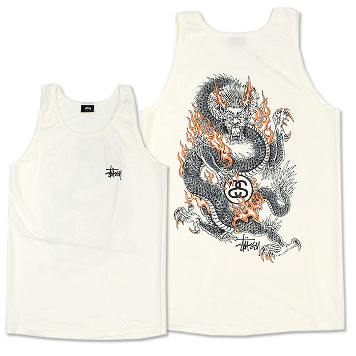楽天市場】ステューシー STUSSY タンクトップ メンズ Fire Dragon