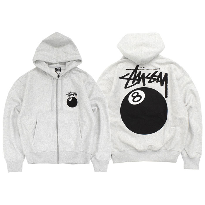 楽天市場】ステューシー STUSSY パーカー ジップアップ メンズ 8 Ball