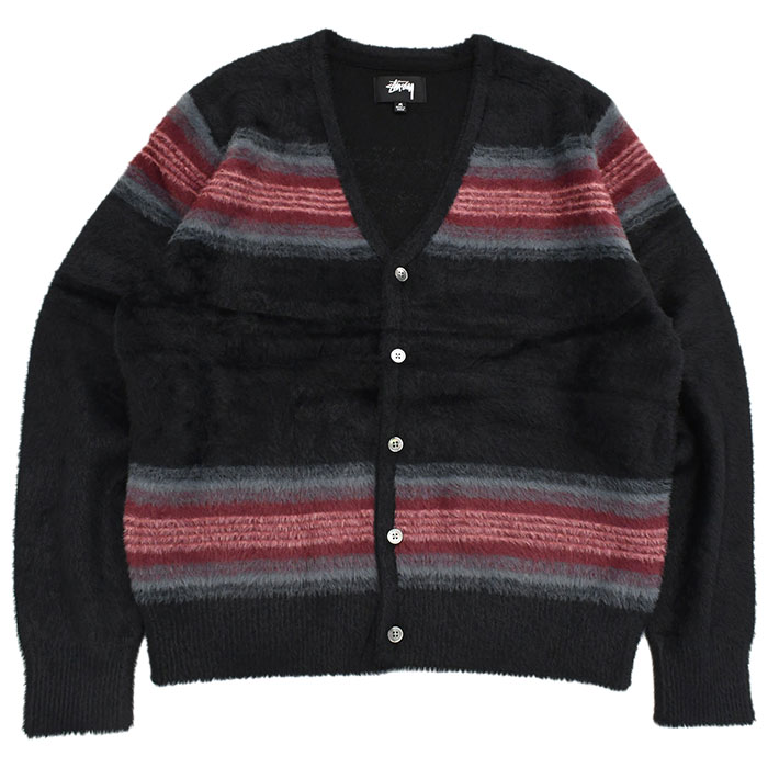 楽天市場】ステューシー STUSSY カーディガン Stripe Shaggy ( stussy