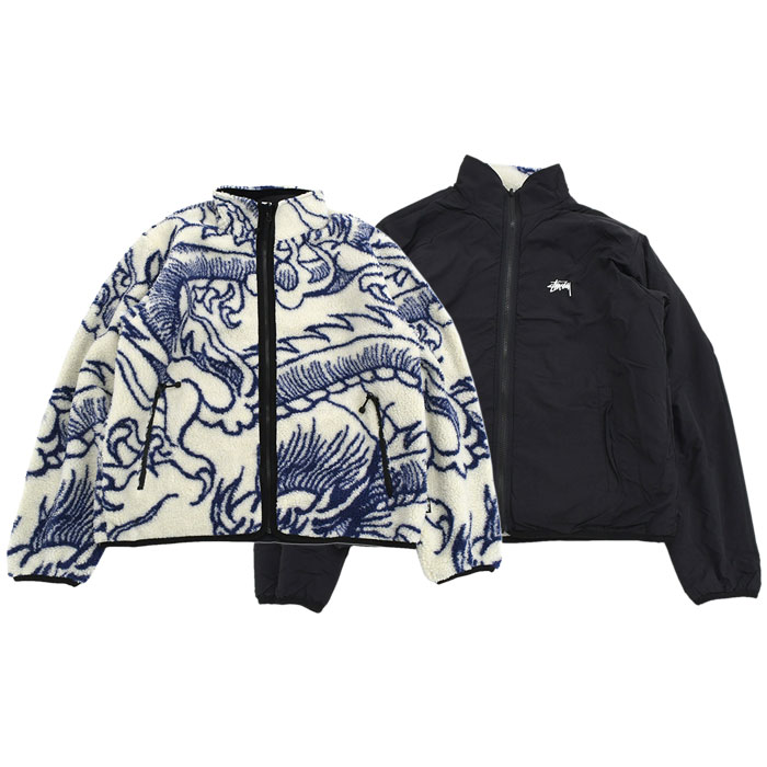 楽天市場】ステューシー STUSSY ジャケット メンズ Dragon Sherpa