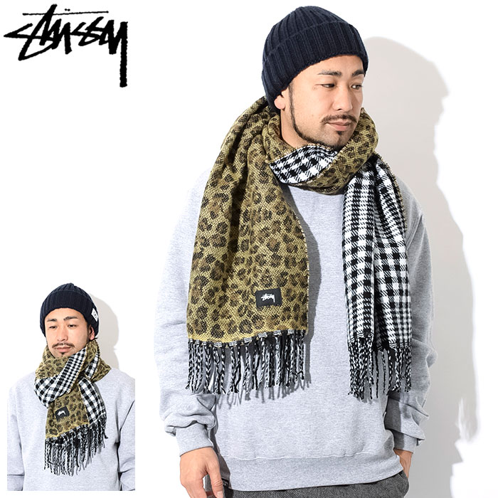楽天市場】ステューシー STUSSY マフラー メンズ HO18 Double Faced