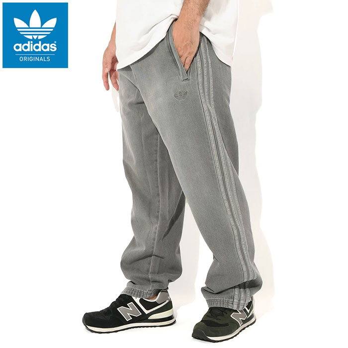 楽天市場】アディダス adidas パンツ メンズ グレー デニム トラック