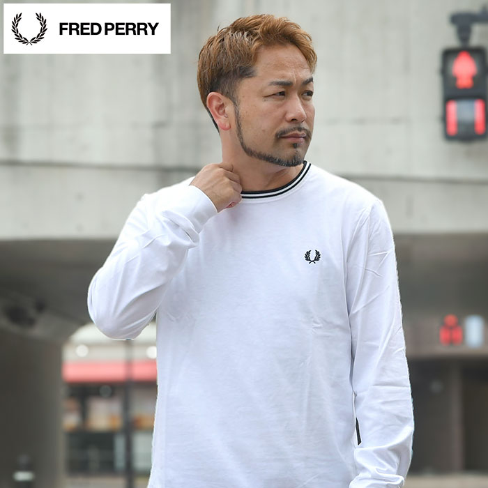 楽天市場】フレッドペリー FRED PERRY ロンT Tシャツ 長袖 メンズ