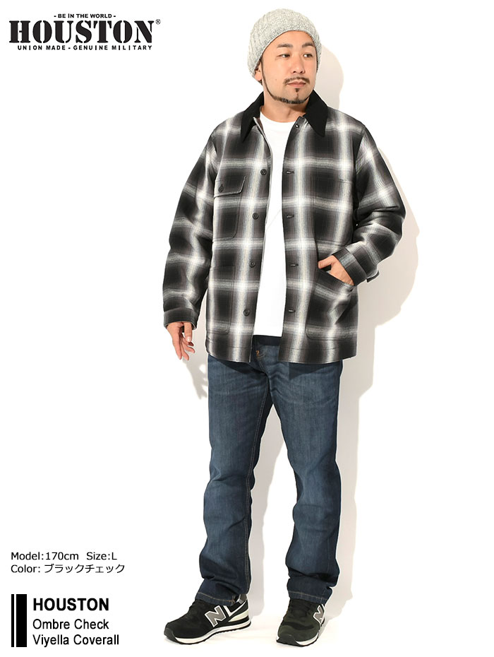 楽天市場】ヒューストン HOUSTON ジャケット メンズ オンブレ チェック
