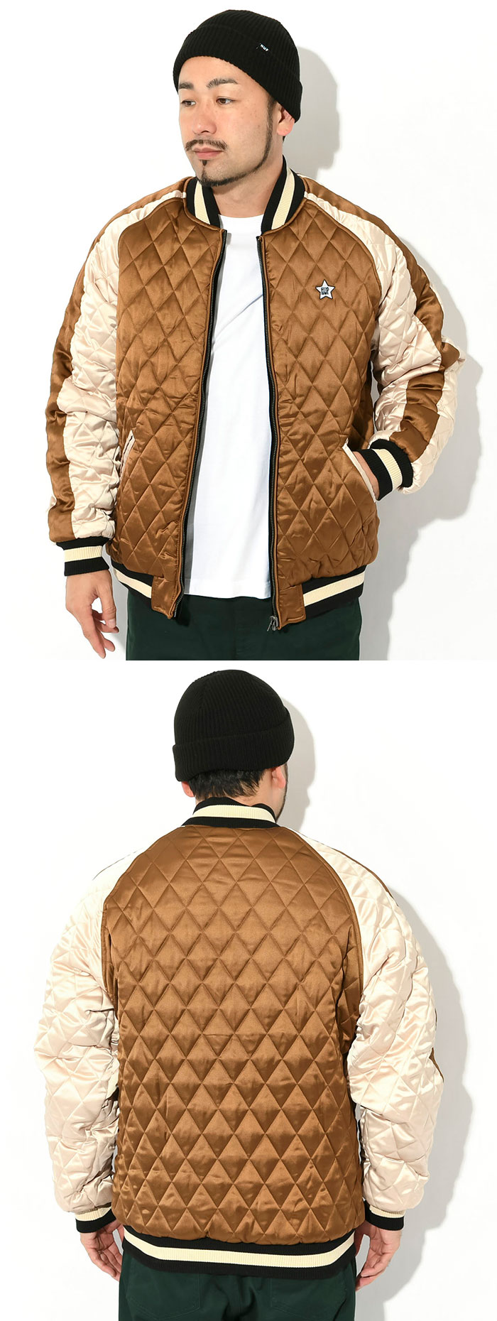 楽天市場】ハフ HUF ジャケット メンズ ディストラクティブ スカジャン