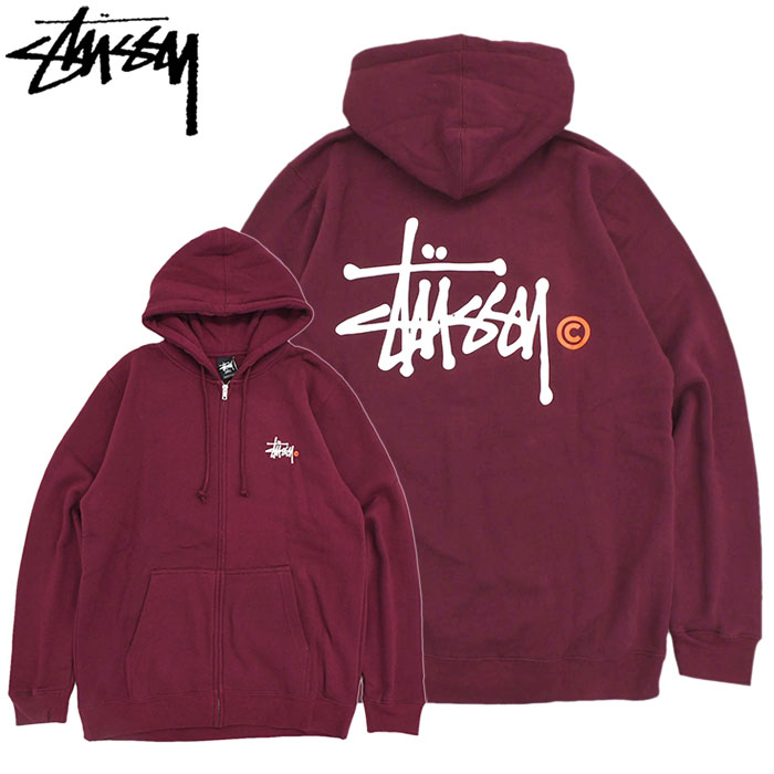 楽天市場】stussy（スタイル（パーカー）ジップアップパーカー
