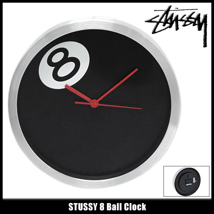 楽天市場】ステューシー STUSSY 掛け時計 8 Ball(stussy Wall Clock