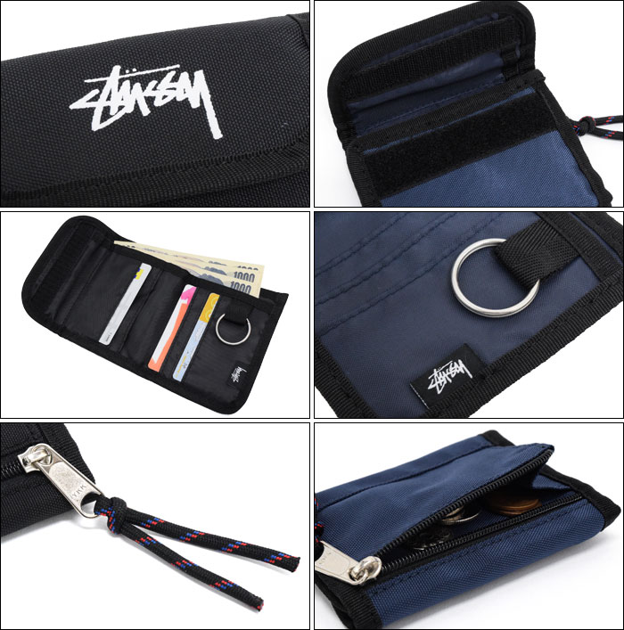楽天市場】ステューシー STUSSY 財布 Double Fold Nylon(stussy wallet