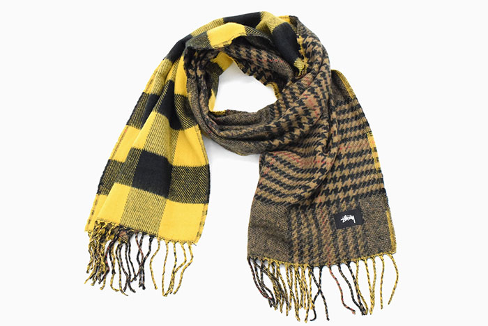 楽天市場】ステューシー STUSSY マフラー メンズ HO19 Double Faced