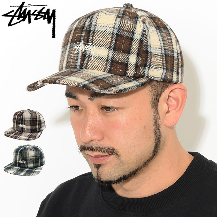 楽天市場】ステューシー STUSSY キャップ 帽子 Flannel Plaid Stock