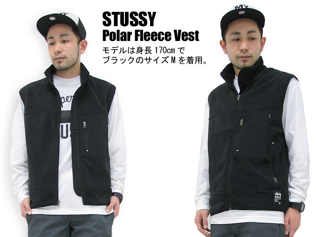 楽天市場】ステューシー STUSSY Polar Fleece ベスト(stussy jkt vest