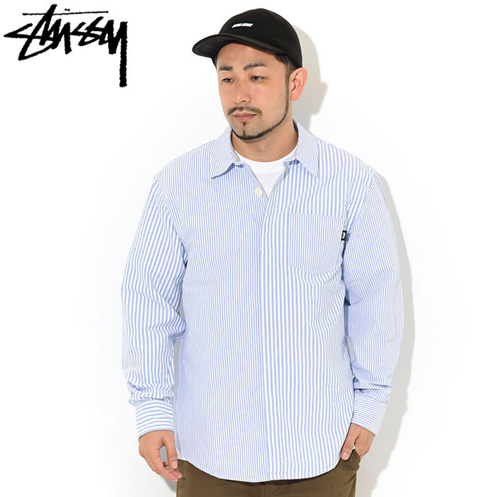 楽天市場】ステューシー STUSSY シャツ 長袖 メンズ Big Button Oxford