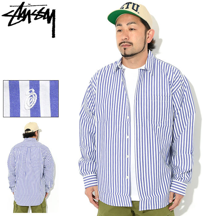 楽天市場】ステューシー STUSSY シャツ 長袖 メンズ Classic Poplin