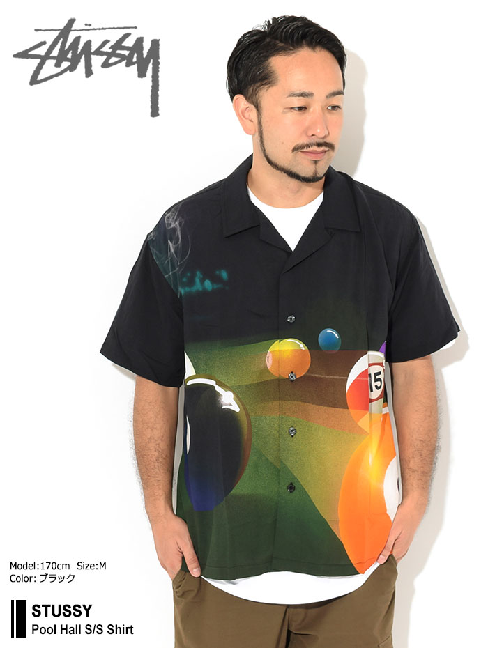 楽天市場】ステューシー STUSSY シャツ 半袖 メンズ Pool Hall