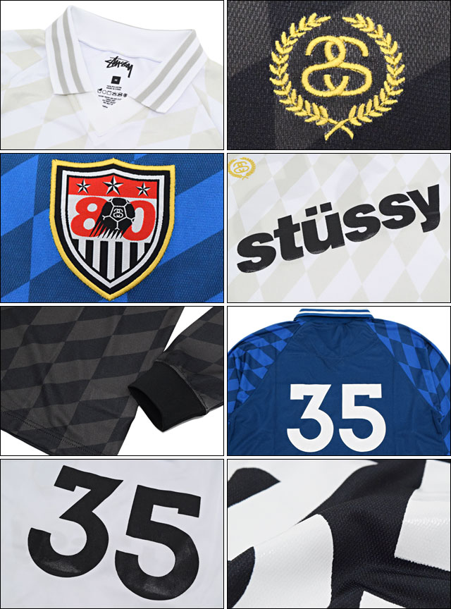 楽天市場】ステューシー STUSSY シャツ 長袖 メンズ Soccer Jersey