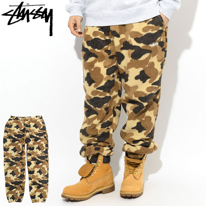 楽天市場】ステューシー STUSSY パンツ メンズ Camo Fleece ( stussy